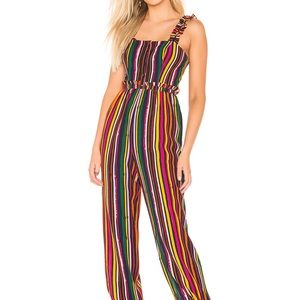 TULAROSA Multi Colored Sleeveless Jumpsuit